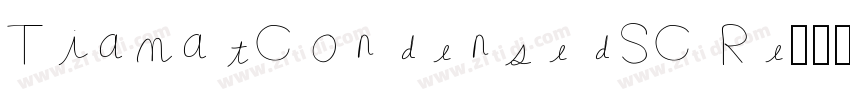 TiamatCondensedSC Re字体转换